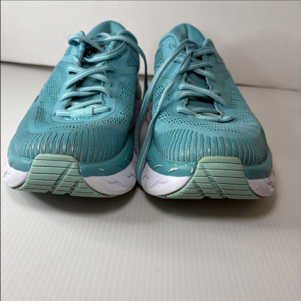 HOKA ONE Bondi 7 ATHLETIC Running SHOES in Eggshell Blue - Men’s - Size 8 US - Picture 4 of 16